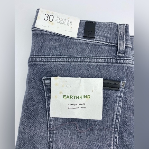 7 For All mankind the Classic Bootcut  gray/dark blue jeans - Picture 3 of 16